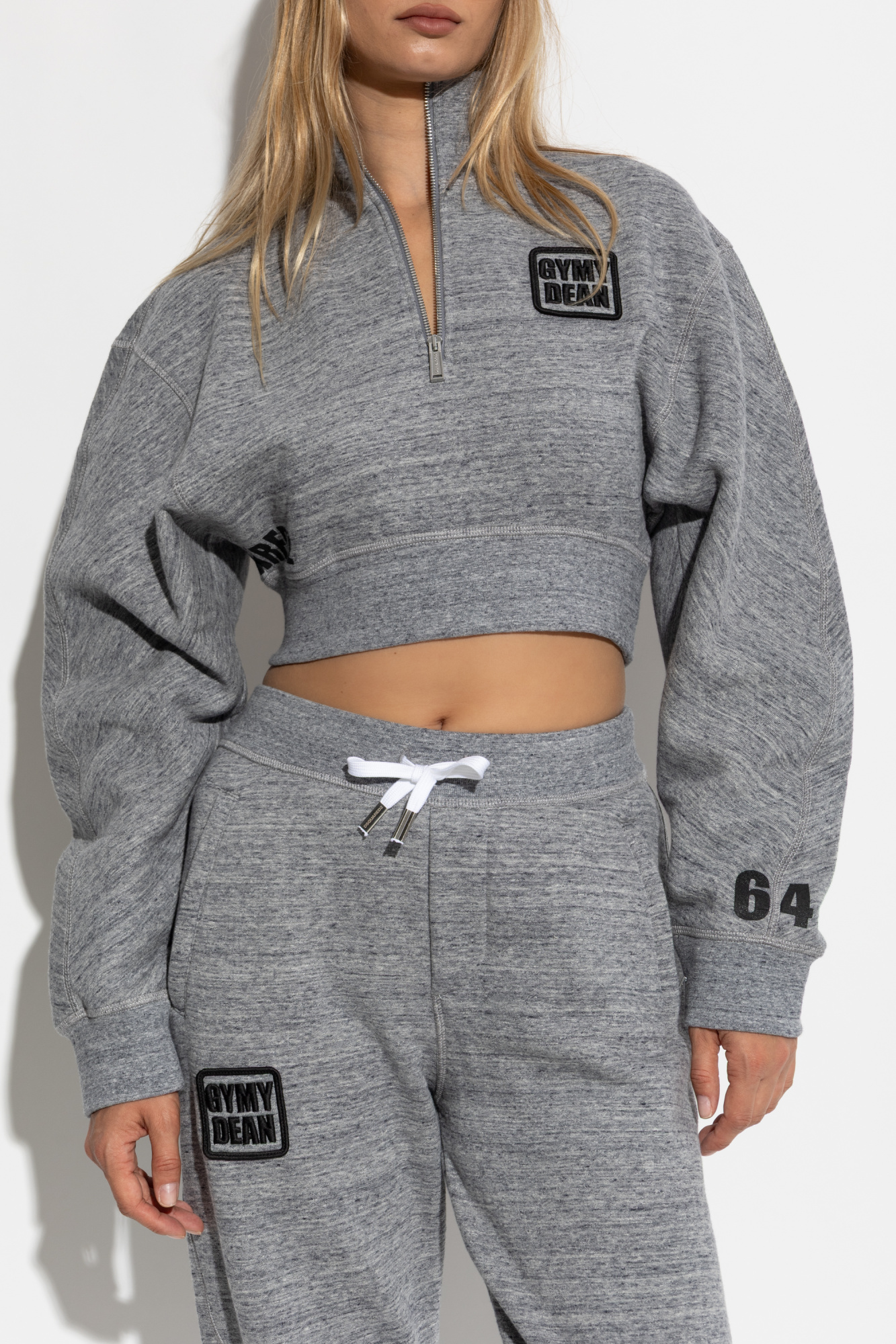 VIP【関税送料無料】希少 DSQUARED2 GREY COTTON SWEATSHIRT Dsquared2 - Grey Cotton Sweatshirt | Childrensalon Outlet
